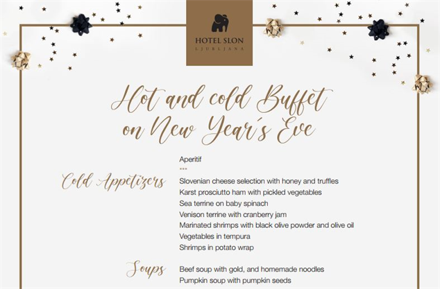 New Year Eve's dinner